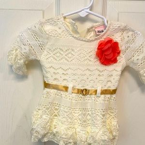 Cute lacy baby girl dress